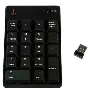Tastatura numerica wireless Logilink ID0120 (Negru) imagine