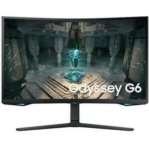 Monitor Gaming VA LED Samsung Odyssey G6 32inch LS32BG650EUXEN, QHD (2560 x 1440), HDMI, DisplayPort, AMD FreeSync, Ecran Curbat, Pivot, Boxe, 240 Hz, 1 ms (Negru) imagine