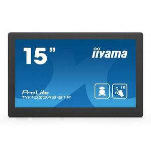 Monitor iiyama ProLite 15inch TW1523AS-B1P, Full HD (1920x1080), Touchscreen, Android, PoE, Microfon, Boxe (Negru) imagine