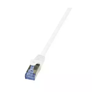 Cablu Patchcord Logilink CQ4051S, S/FTP, Cat6a, 2m, alb imagine