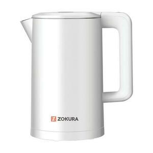 Fierbator electric Zokura Z1238, 1.7 L, 2200 W, 5 Trepte de temperatura (Alb) imagine