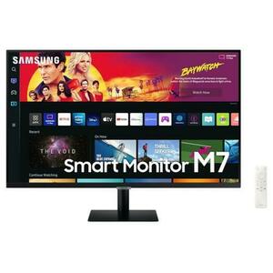 Monitor VA LED Samsung 32inch M7 LS32BM700UPXEN, Ultra HD (3840 x 2160), HDMI, Bluetooth, Smart TV Experience, Boxe (Negru) imagine
