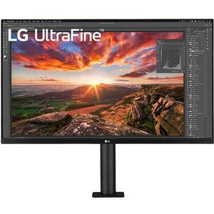 Monitor IPS LED LG UltraFine 31.5inch 32UN880P-B, UHD (3840 x 2160), HDMI, DisplayPort, Boxe, Pivot (Negru) imagine