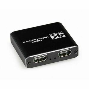 Gembird, USB HDMI Grabber 4K trecere HDMI Black, UHG-4K2-01 imagine