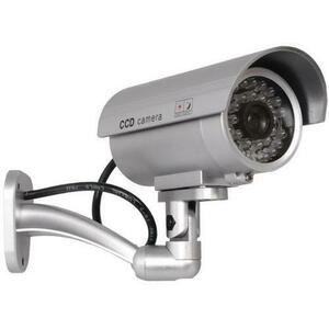 Camera supraveghere falsa Maclean IR9000S, IR LED (Argintiu) imagine