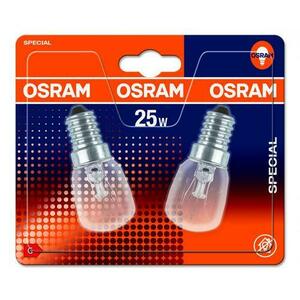 Set 2 Becuri incandescente pentru cuptor Osram T26, E14, 25W, 140 lm, lumina calda (2700K) imagine
