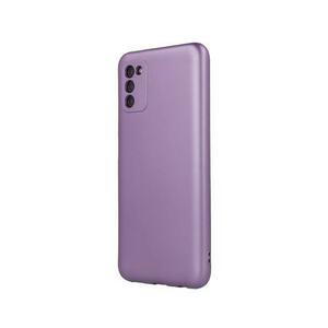 Husa din silicon Samsung Galaxy A13 4G, husa din spate, husa telefon, cu interior din microfibra, Violet metalizat imagine