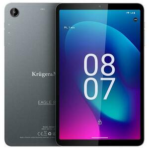 Tableta Kruger&Matz Edge 807, Procesor UNISOC T606 Octa-Core, Ecran IPS Capacitive-Multitouch 8inch, 4GB RAM, 64GB Flash, Wi-Fi, Bluetooth, 4G, Android (Gri) imagine