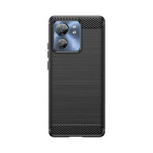 Husa pentru Motorola Edge 40, OEM, Carbon, Neagra imagine