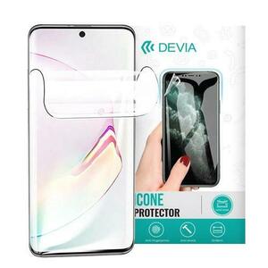 Folie Protectie Devia Silicon Antibacterian Samsung Galaxy S23 (Transparent) imagine