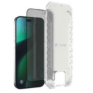 Folie sticla Devia Van Series Full Privacy pentru Apple iPhone 13 / Apple iPhone 13 Pro / Apple iPhone 14 (Negru) imagine