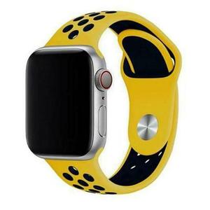 Curea smartwatch Devia Deluxe Series Sport 2 pentru Apple Watch 38 mm / 40 mm (Galben) imagine