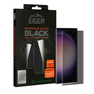 Folie Protectie Sticla Eiger Mountain Glass 3D pentru Samsung Galaxy S23 Ultra (Negru) imagine