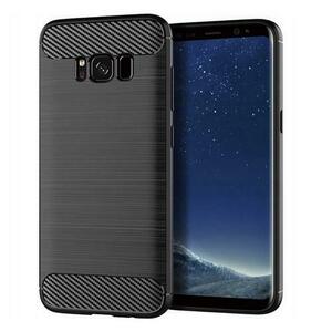 Husa pentru Samsung Galaxy S8 G950, OEM, Carbon, Neagra imagine