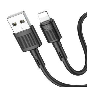 Cablu Date si Incarcare USB-A - Lightning HOCO X83 Victory, 18W, 1m, Negru imagine