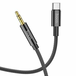 Cablu Audio USB-C - 3.5mm HOCO UPA19, 1m, Negru imagine
