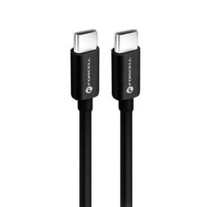 Cablu Date si Incarcare USB-C - USB-C Forcell C338, 60W, 1.5m, Negru imagine