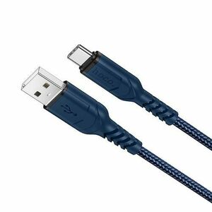 Cablu Date si Incarcare USB-A - USB-C HOCO X59 Victory, 18W, 1m, Albastru imagine