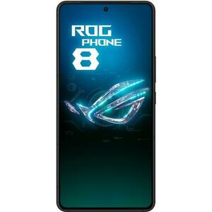Telefon Mobil ASUS ROG Phone 8, Procesor Qualcomm Snapdragon 8 Gen. 3 Octa-Core, Ecran LTPO AMOLED 6.78inch, 12GB RAM, 256GB Flash, Camera Tripla 50+32+13MP, Wi-Fi, 5G, Dual Sim, Android (Negru) imagine