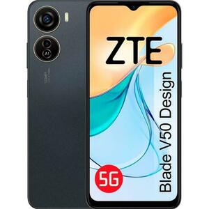 Telefon Mobil ZTE Blade V50 Design, Procesor Unisoc T760, Ecran IPS LCD 6.6inch, 4GB RAM, 128GB Flash, Camera Duala 50+2MP, Wi-Fi, 5G, Dual Sim, Android (Gri) imagine
