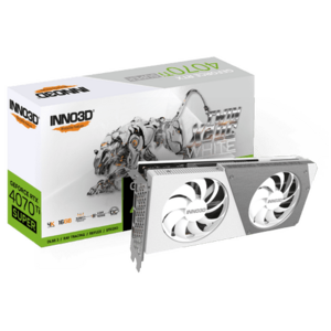 Placa video Inno3D GeForce RTX 4070 Ti SUPER TWIN X2 OC WHITE 16GB GDDR6X 256-bit DLSS 3.0 imagine