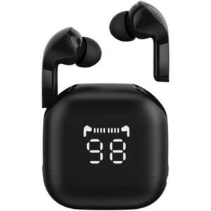 Casti True Wireless Mibro Earbuds 3 Pro, Bluetooth, Display digital, ENC, Waterproof IPX4 (Negru) imagine