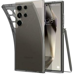 Husa pentru Samsung Galaxy S24 Ultra S928, Spigen, Liquid Crystal, Neagra ACS07284 imagine