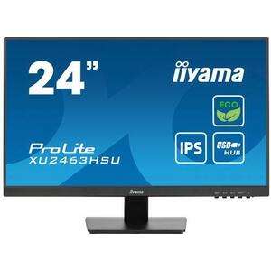 Monitor IPS LED Iiyama 23.8inch XU2463HSU-B1, Full HD (1920 x 1080), HDMI, DisplayPort, Boxe, 100 Hz, 3 ms (Negru) imagine