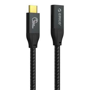 Cablu prelungitor Orico CY32 100W USB Type-C male - USB Type-C female 1m, Negru imagine