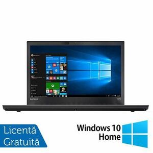 Laptop Refurbished LENOVO ThinkPad T470, Intel Core i5-6300U 2.40 - 3.00GHz, 8GB DDR4, 256GB SSD, 14 Inch HD, Webcam + Windows 10 Home imagine