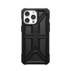 Husa de protectie UAG Monarch Series pentru iPhone 15 Pro Max, Carbon Fiber imagine