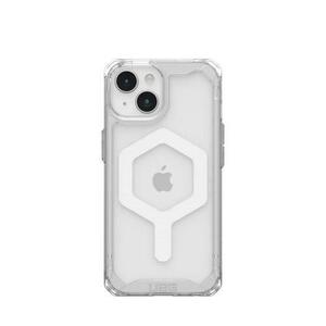 Husa de protectie UAG Plyo MagSafe Series pentru iPhone 15, Transparent/Alb imagine