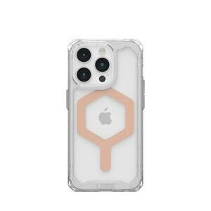 Carcasa UAG Plyo MagSafe compatibila cu iPhone 15 Pro, Transparent/Rose Gold imagine