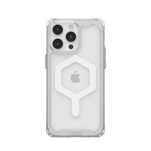 Husa de protectie UAG Plyo MagSafe Series pentru iPhone 15 Pro Max, Transparent/Alb imagine