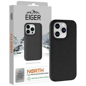 Husa de protectie Eiger North Case pentru iPhone 15 Pro, Negru imagine