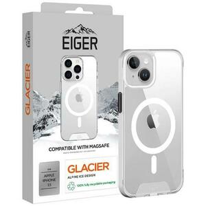 Husa Eiger Glacier Magsafe Case compatibila cu iPhone 15, Transparent imagine