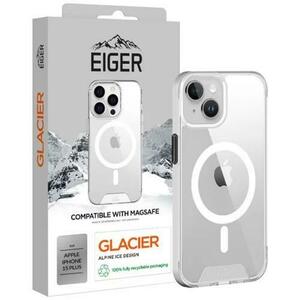 Husa Eiger Glacier Magsafe Case compatibila cu iPhone 15 Plus, Transparent imagine