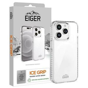 Husa Eiger Ice Grip compatibila cu iPhone 15 Pro Max, Transparent imagine