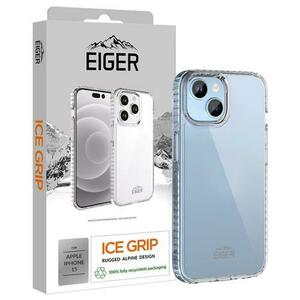 Husa Eiger Ice Grip compatibila cu iPhone 15, Transparent imagine