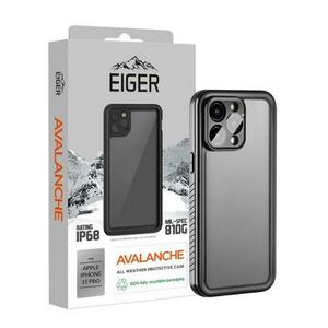 Husa Eiger Avalanche compatibila cu iPhone 15 Pro, Negru imagine