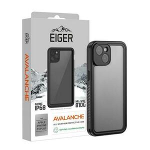 Husa Eiger Avalanche compatibila cu iPhone 15 Plus, Negru imagine