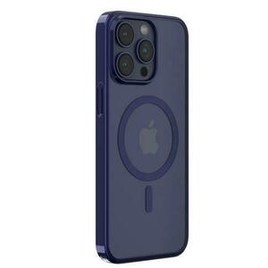 Husa Devia Glimmer Series Magnetic compatibila cu iPhone 15 Pro, Albastru imagine