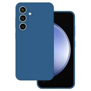 Husa Protectie Spate Lemontti Silicone Premium compatibila cu Samsung Galaxy A05s (Albastru) imagine