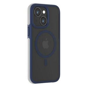Husa Devia Defend Series Magnetic Shockproof compatibila cu iPhone 15, Albastru imagine