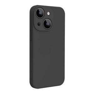 Husa Lemontti Liquid Silicon MagCharge compatibila cu iPhone 15 Plus, Negru, protectie 360 grade, material fin, captusit cu microfibra imagine