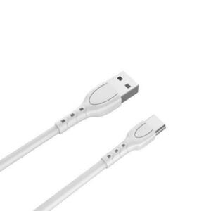 Cablu Lemontti USB A la Type-C, 1.2m, Alb imagine
