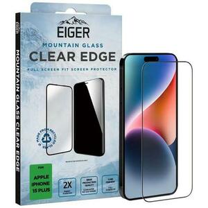 Folie de protectie Eiger Sticla 3D Mountain Glass Clear pentru iPhone 15 Plus imagine