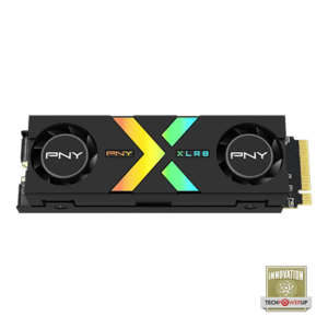 SSD PNY XLR8 CS3150, 2TB, M.2 2280, PCIe Gen5 x4, Radiator RGB imagine