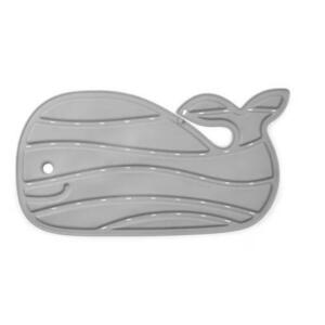 Covoras de baie antiderapant in forma de balena Skip Hop Moby (Gri) imagine
