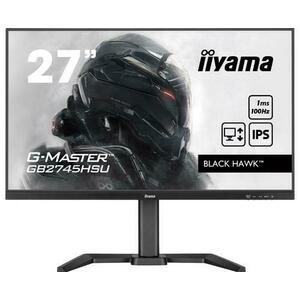Monitor Gaming IPS LED Iiyama 27inch GB2745HSU-B1, Full HD (1920 x 1080), HDMI, DisplayPort, Boxe, Pivot, 100 Hz, 1 ms (Negru) imagine